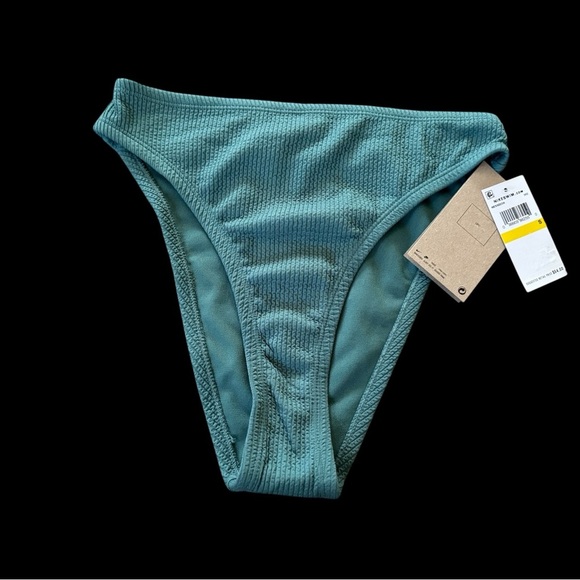 Women’s Nike Bikini Bottom High Wasted Green Size Small NWT - Picture 2 of 3